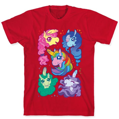 Unicorn Penis Pattern T-Shirt